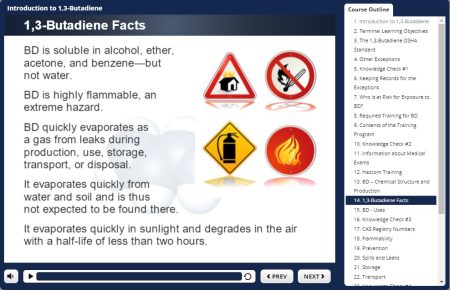 A computer screen with some information about different types of signs.