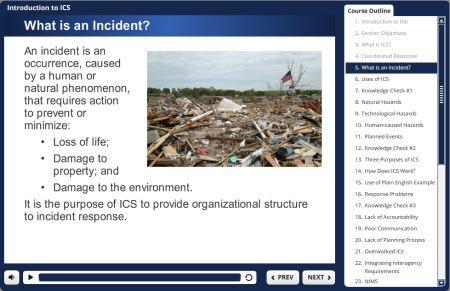 A computer screen with an image of garbage.